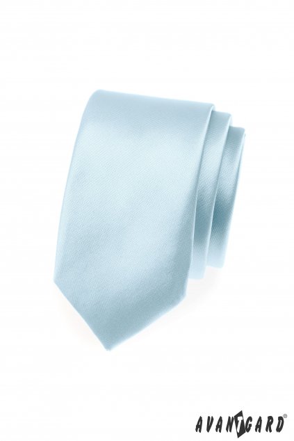Modrá slim kravata