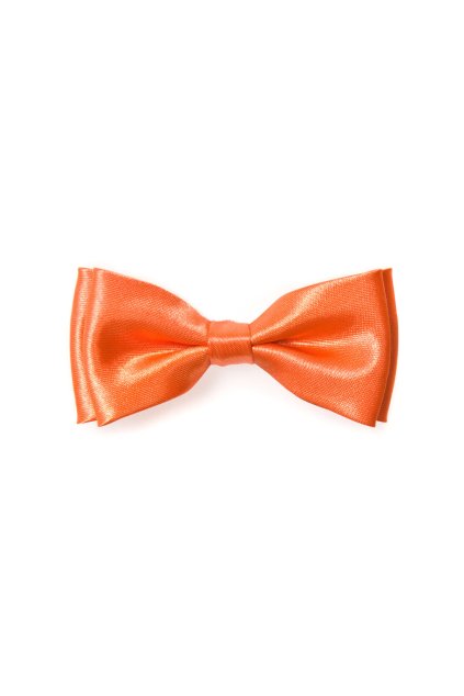 Oranžový chlapecký motýlek (Velikost 9 cm)