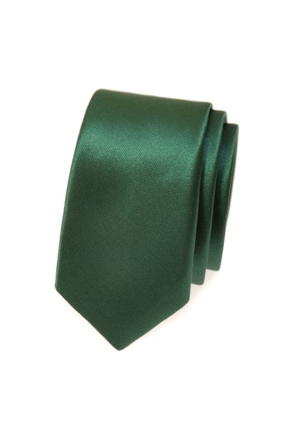 Zelená slim kravata (Velikost šířka 5 cm)