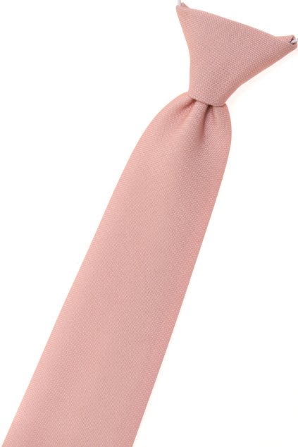 Pudrová chlapecká kravata (Velikost délka 44 cm)