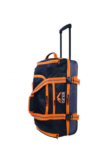 Cestovní taška na kolečkách GEAR T-805/26" - černá/oranžová