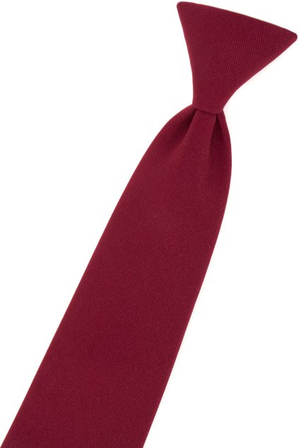 Vínová chlapecká kravata (Velikost délka 44 cm)