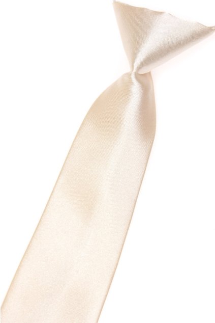 Smetanová chlapecká kravata (Velikost délka 31 cm)