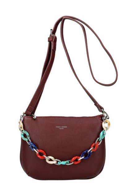 david jones crossbody damska kabelka cm5841 bordo 1