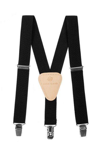 Dětské černé šle (Velikost výška postavy 90 - 110 cm)