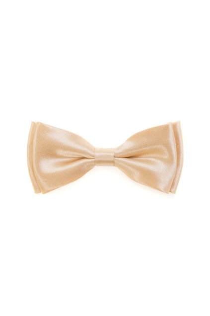 Béžový chlapecký motýlek (Velikost 9 cm)
