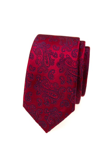 Kravata SLIM LUX 571-22420-0 (Velikost šířka 6 cm)