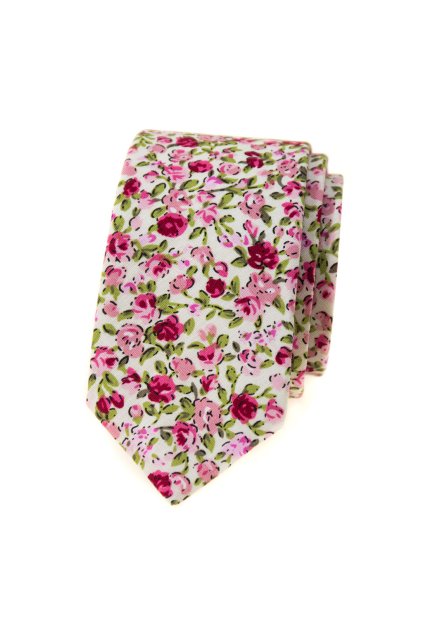 Kravata SLIM LUX bavlněná 571-51042-0 (Velikost šířka 5 cm)
