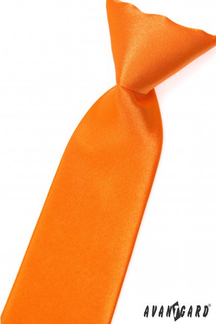 Oranžová dětská kravata