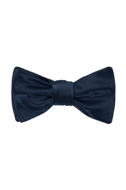 Tmavě modrý vázací motýlek (Velikost uvázaný cca 12 cm)