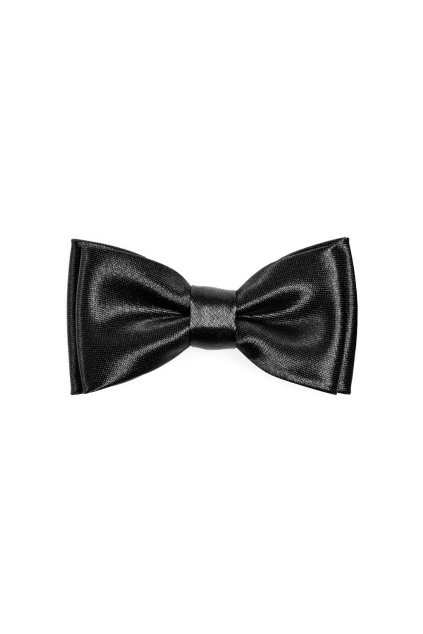 Dětský lesklý černý motýlek (Velikost 7 cm)