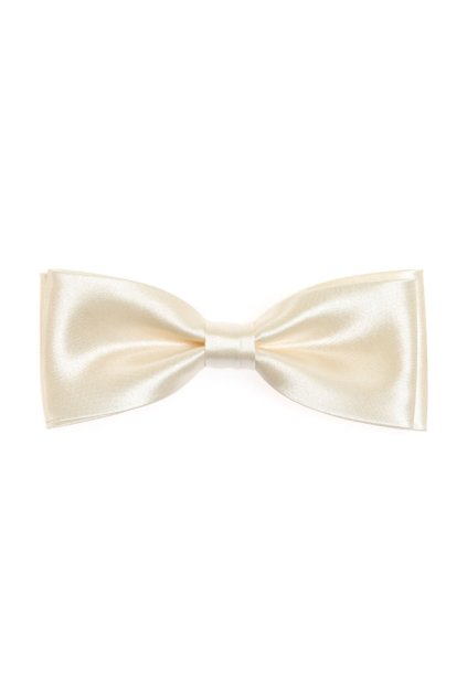 Smetanový motýlek s kapesníčkem (Velikost 12,5 cm)