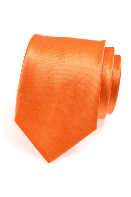 Oranžová kravata (Velikost šířka 7 cm)