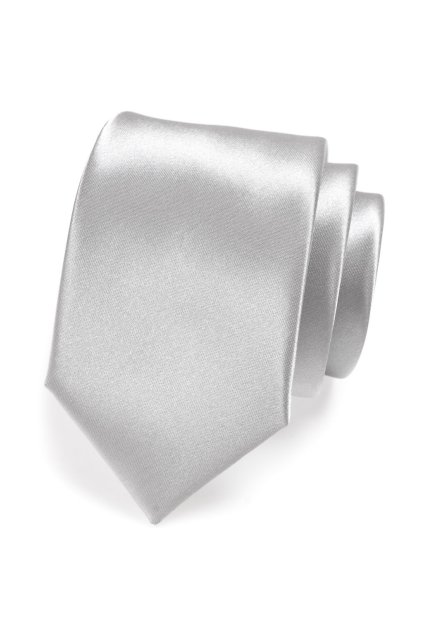 Stříbrná kravata (Velikost šířka 7 cm)
