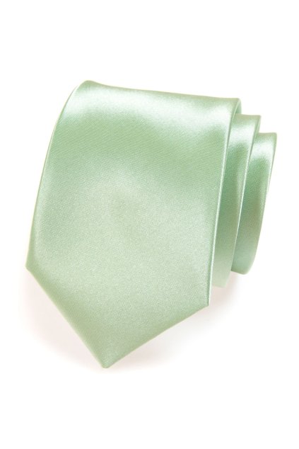 Světle zelená kravata (Velikost šířka 7 cm)