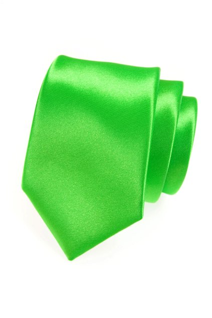 Zelená kravata (Velikost šířka 7 cm)