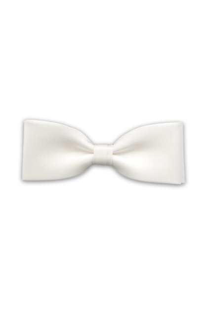 Bílý motýlek s kapesníčkem (Velikost 12,5 cm)