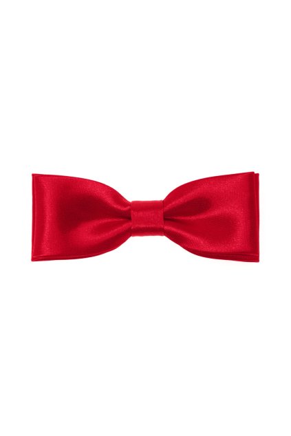 Červený motýlek s leskem (Velikost 10 cm)