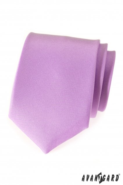 Matná fialová kravata