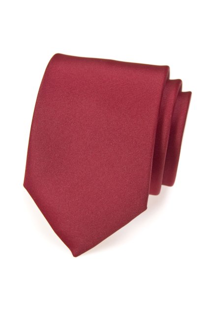 Matná vínová kravata (Velikost šířka 7 cm)