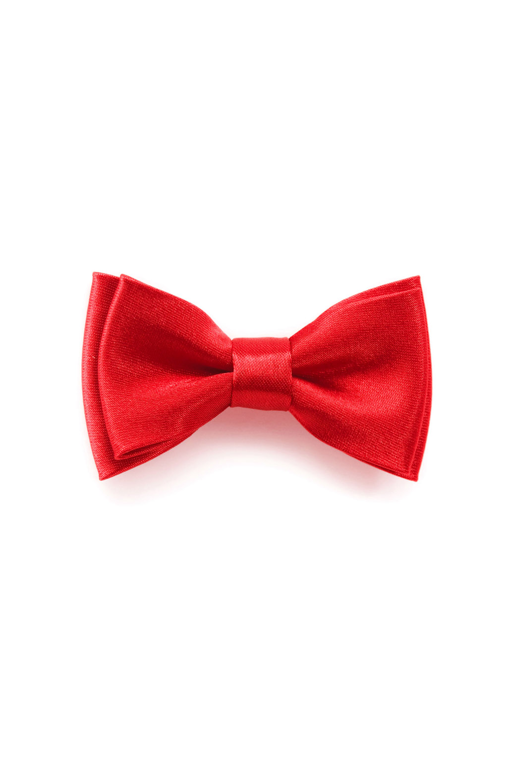 Avantgard Lesklý červený dětský motýlek – 7cm