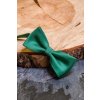 Zelený motýlek s kapesníčkem (Velikost 12,5 cm)