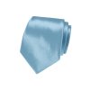 Světle modrá kravata s jemným leskem (Velikost šířka 7 cm)