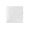 Bílý kapesníček s pruhy (Velikost 28x28 cm)