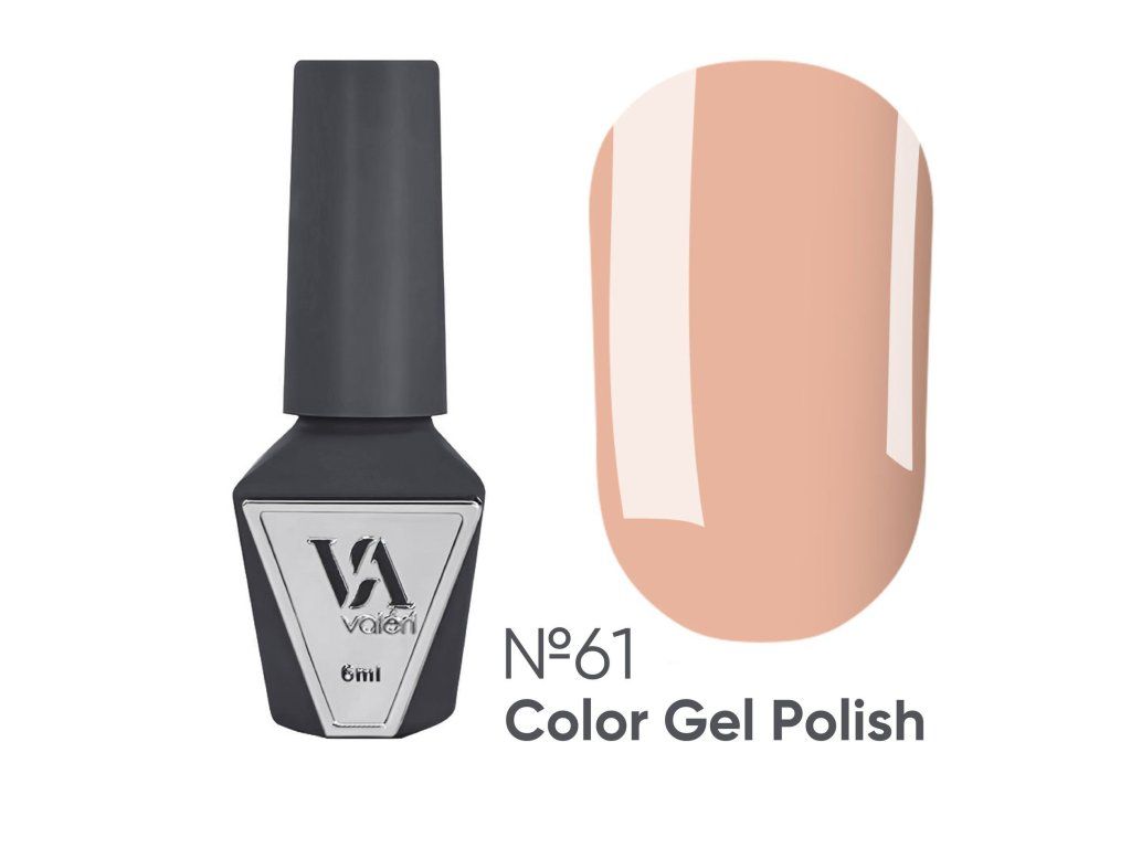 VALERI Color Gel Polish PRO 61 – obal a vzorek