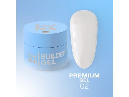 Lunamoon Premium gel 02  Střední konzistence builder gel pro pevné a dlouhé nehty