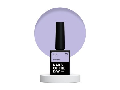 Nailsoftheday Cover Base 23 – lila podklad pro nehty, 10 ml