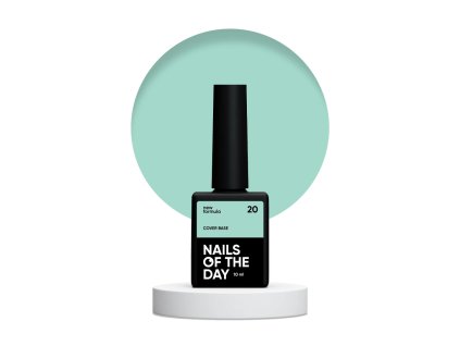 Nailsoftheday Cover Base 20 – mátový podklad pro nehty, 10 ml
