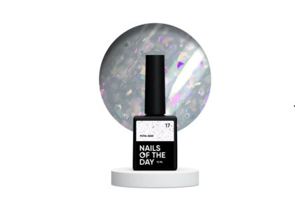 Mléčná báze s holografickým efektem NAILSOFTHEDAY Potal Base 17