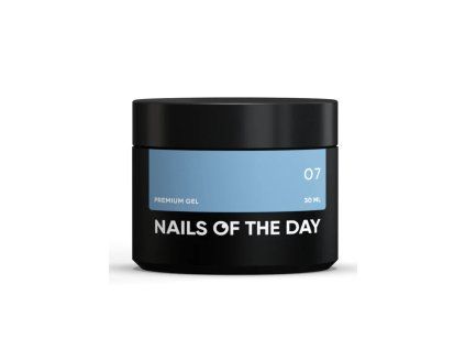 NAILSOFTHEDAY Premium Gel 07 stavební gel modrý