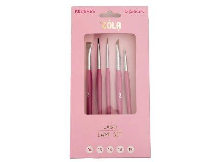 ZOLA Lash Lami Set professional lash lamination brushes 5 pieces