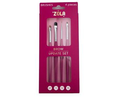 ZOLA Brow Update Set professional eyebrow brushes set