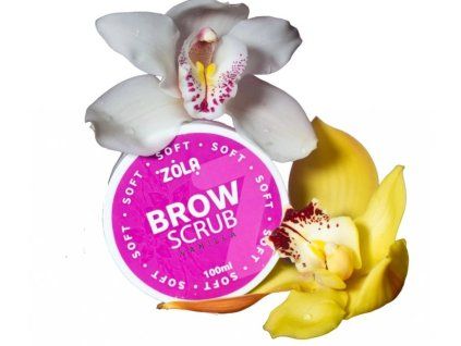 ZOLA Brow Scrub Vanilla eyebrow exfoliating scrub 100 ml
