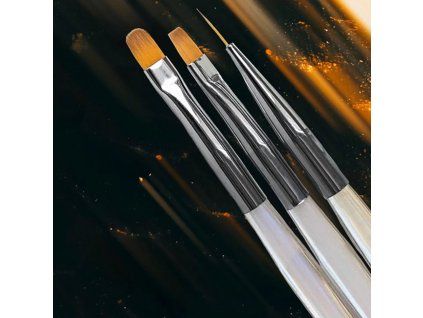 sada štětců na nehty nail art