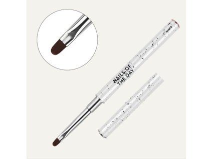 oválný štětec na nehty gel