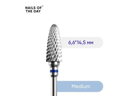 karbidová fréza kukuřice modrá 6.6x14.5 mm