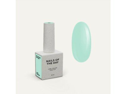pastelovy tyrkysovy gel lak Nailsoftheday Chic 253
