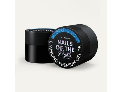 modry metalicky gel lak diamond 05