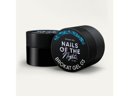 brokat gel 03 modro zeleny