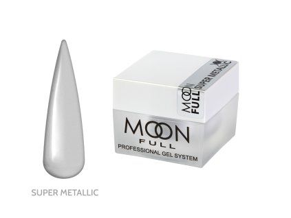 MOON Full Pasta Super Metallic 01 stříbrná metalická pasta 5 ml