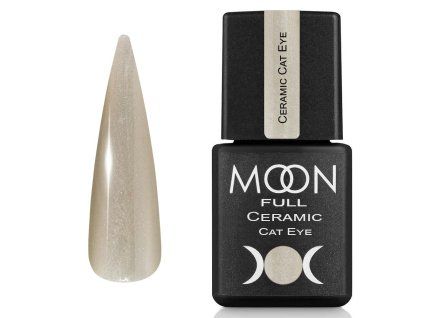 MOON FULL Ceramic Cat Eye SC533 gel lak Silver Mirage s cat eye efektem