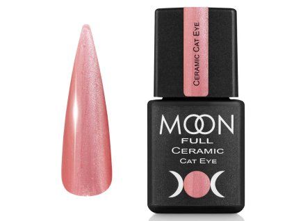 MOON FULL Ceramic Cat Eye SC534 gel lak Raspberry Dew s růžovým cat eye efektem