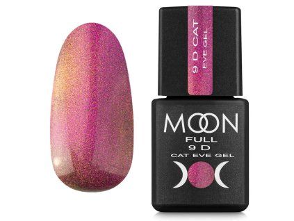 Moon Full 9D Cat Eye Gel CE01 Raspberry Pink 8 ml magnetický gel lak
