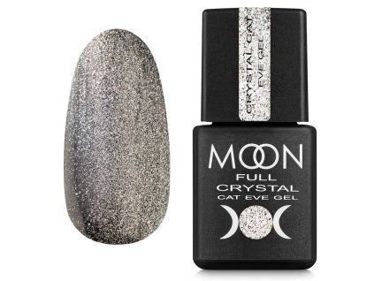 Moon Full Crystal Cat Eye Gel Silver Crystal 8 ml magnetický gel lak