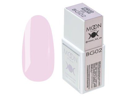 Moon Full Liquid Builder Gel BG02 Light Pink 15 ml – světle růžový stavební gel