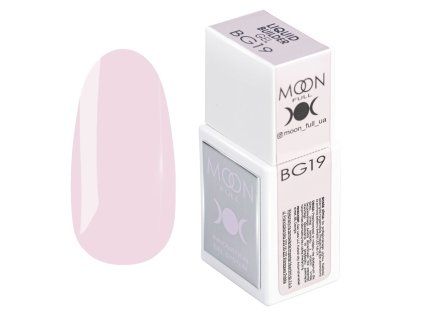 Moon Full Liquid Builder Gel BG19 – Pale Peachy Pink 15 ml